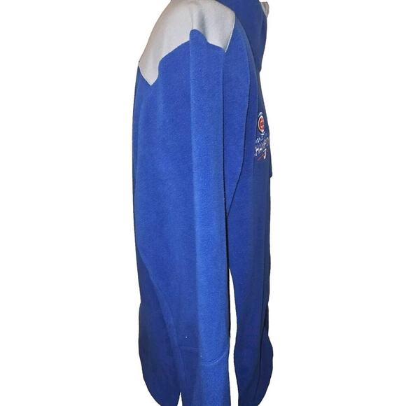 2016 World Champions Chicago Cubs Columbia Omni-Heat 1/4 Fleece Pullover Size L - Picture 7 of 14